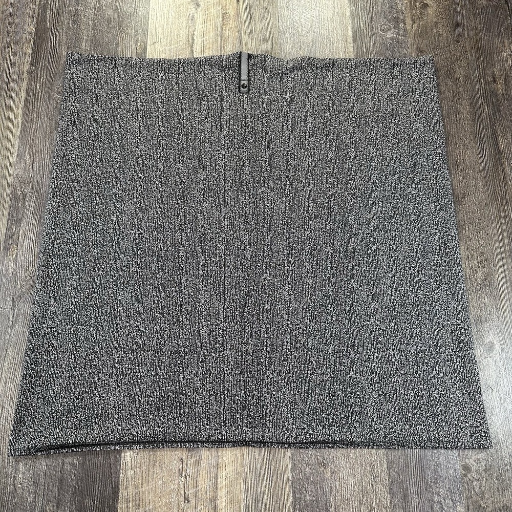 Lululemon‎ Vinyasa Infiniti Scarf Yoga Wrap Snap Closure Soft Rulu Black Gray